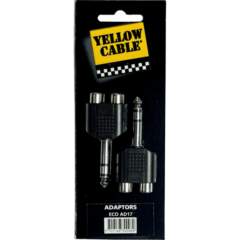 YELLOW CABLE- AD17, Adaptateur Jack...