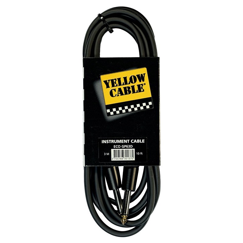 Yellow Cable- ECO GP63D Cordon jack...
