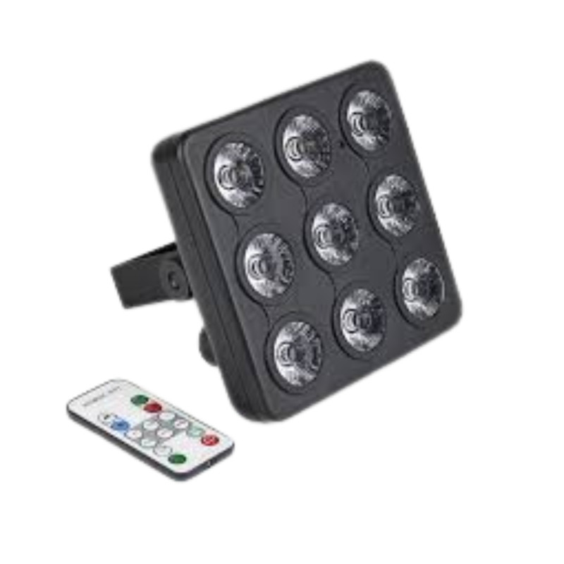 9pcs square par light