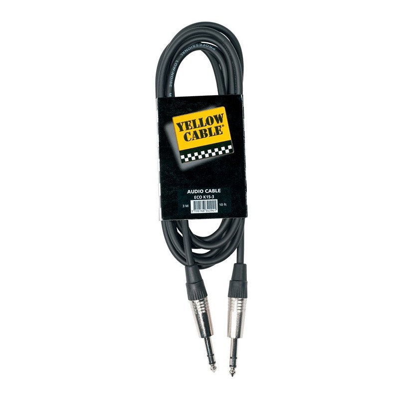 Yellow Cable- ECO K15-3 Cordon jack...