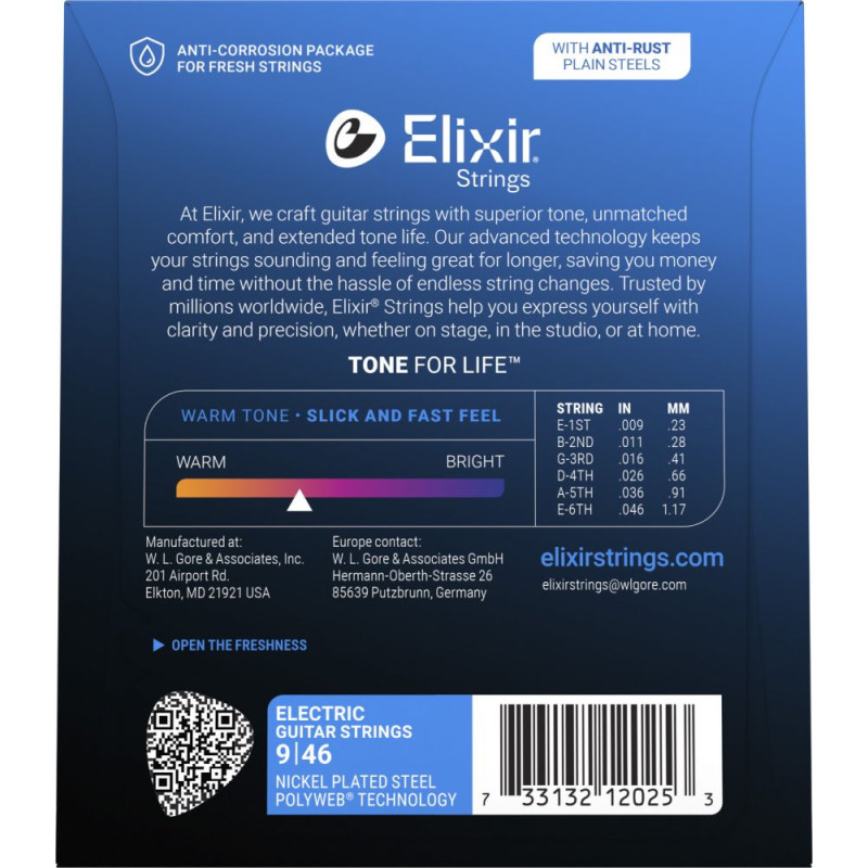Elixir Electric Polyweb Custom Light...