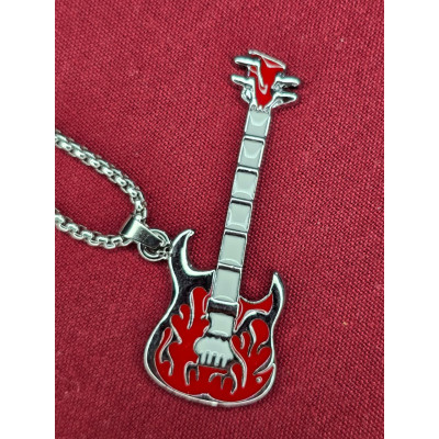 Electric Guitar Necklace
