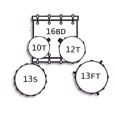 Tamburo T5 Standard 16" (TB... 2