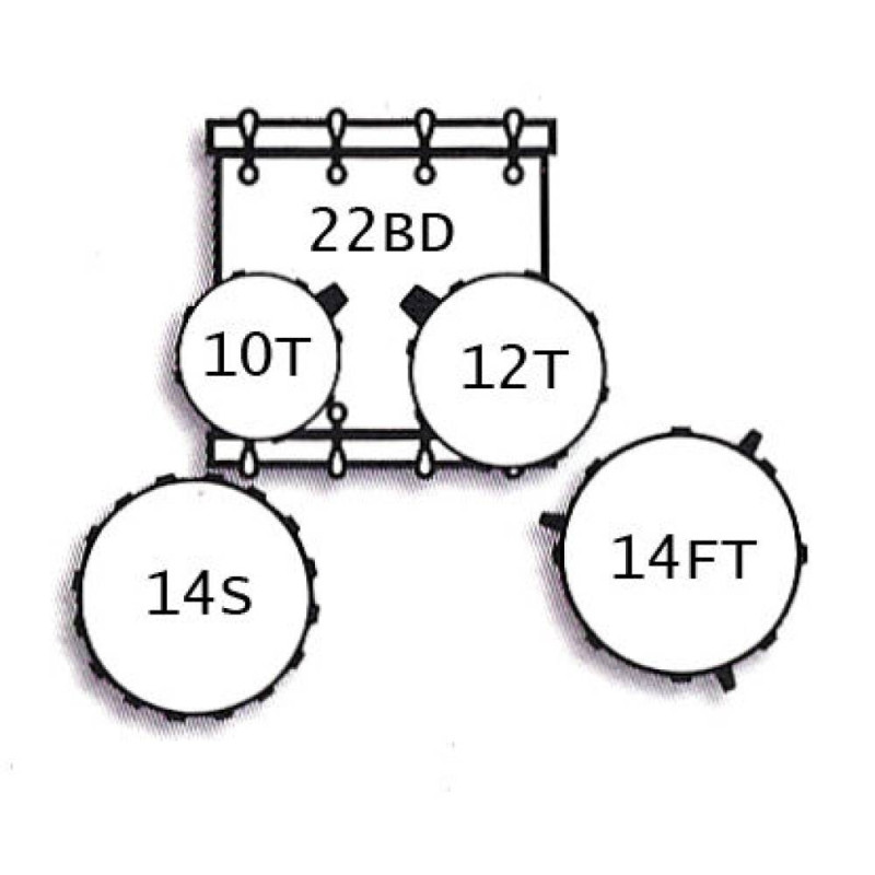 Tamburo T5 Standard 22" (TB T5S22YWSK)