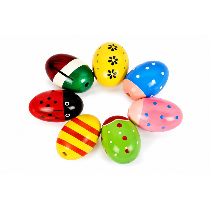 maracas en forme d'œufs