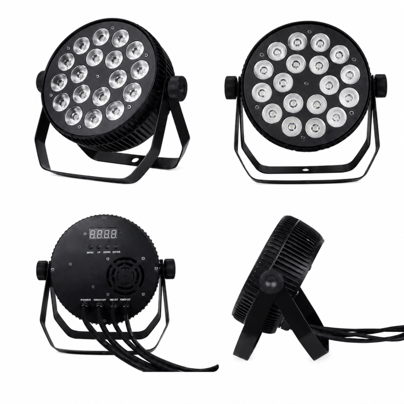 LED PAR 18×12W – Projecteur LED PAR...