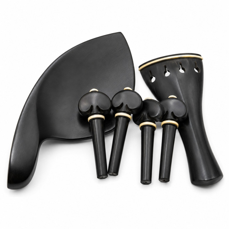 Kit d'accessoires pour violon – Ébène