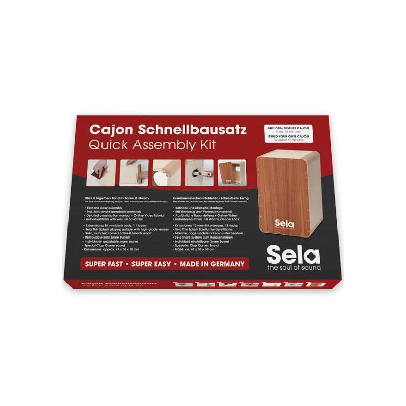 CAJON SELA - Cajon Quick Assembly Kit