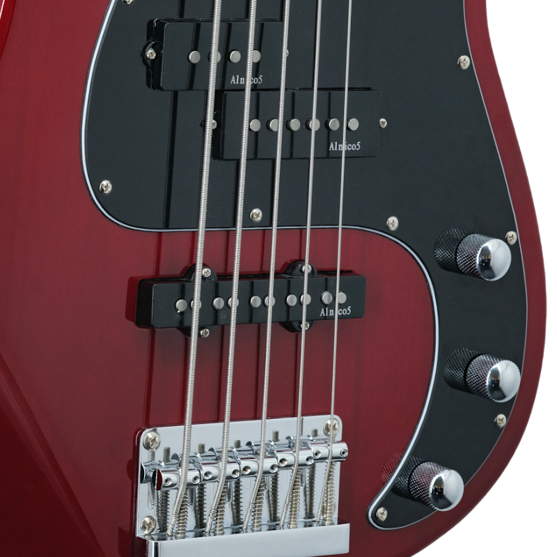 Prodipe PJ90 MA Alder Trans Red 5 Cordes