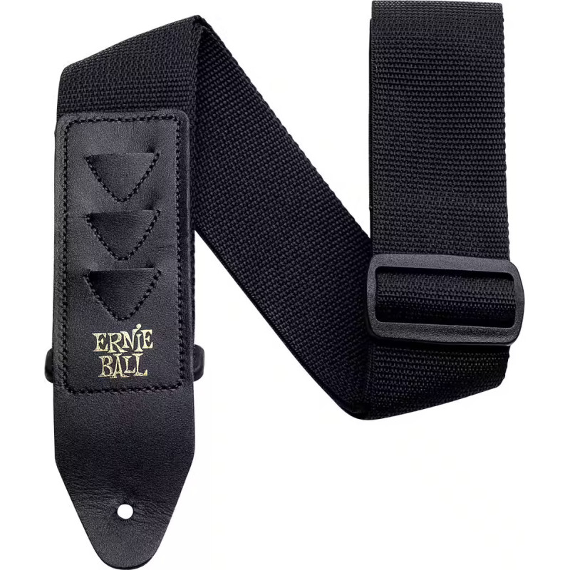Ernie Ball- Sangle pickholder noire
