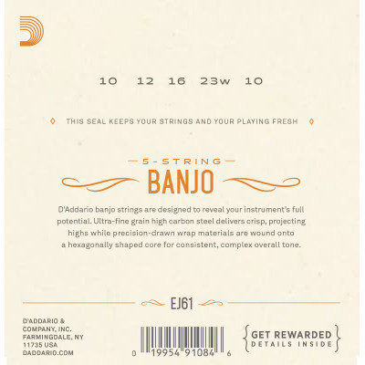 D'Addario And Co EJ61 Jeu... 2