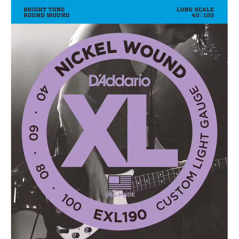 D'Addario And Co EXL190 Nickel Wound...