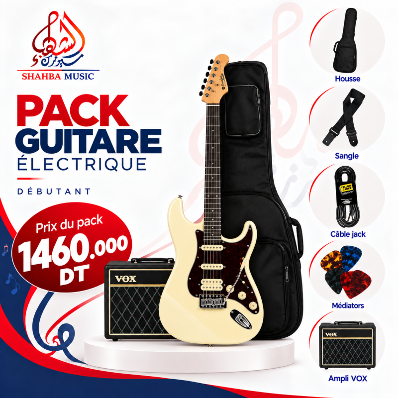 Pack guitar electrique prodipe